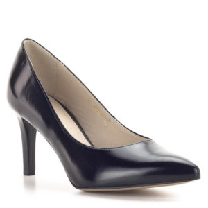 Anis fekete női magassarkő cipő természetes bőr felsőrésszel, bőr béléssel. Kényelmes, elegáns női cipő, alkalmi viseletnek is tökéletes.