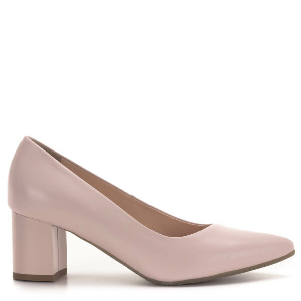 Bioeco magassarkú cipő rózsaszín színben
