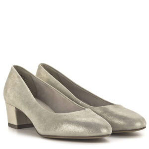 Tamaris cipő 4,5 cm magas sarokkal, pezsgő színben. Kényelmes női cipő memóriahabos TouchIt béléssel. - Tamaris 1-22306-42 179