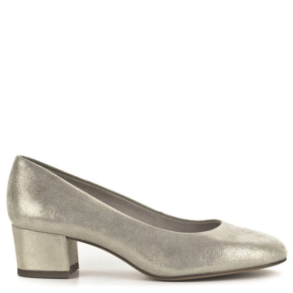 Tamaris cipő 4,5 cm magas sarokkal, pezsgő színben. Kényelmes női cipő memóriahabos TouchIt béléssel. - Tamaris 1-22306-42 179
