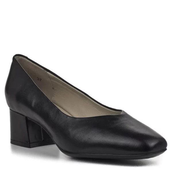 Caprice fekete női bőr cipő 4,5 cm-es sarokkal. Caprice 9-22315-42 022