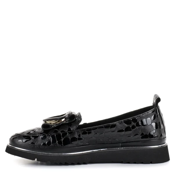 Evromoda női bőr cipő - Evromoda 100 1066Z 01-41 T BLACK