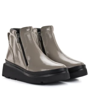 Evromoda női bőr bokacsizma bézs színben - Evromoda 773-1925-028 T BEIGE