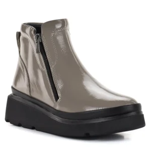Evromoda női bőr bokacsizma bézs színben - Evromoda 773-1925-028 T BEIGE