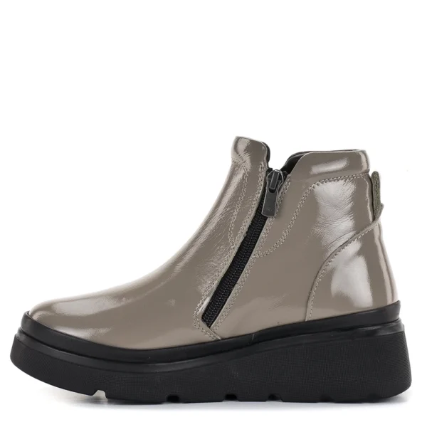 Evromoda női bőr bokacsizma bézs színben - Evromoda 773-1925-028 T BEIGE