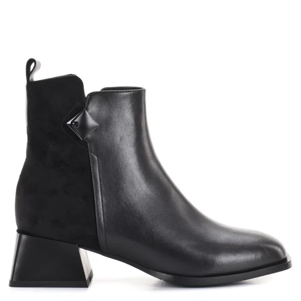 Filippo elegáns bőr bokacsizma kis sarokkal - Filippo DBT7360/25 BK