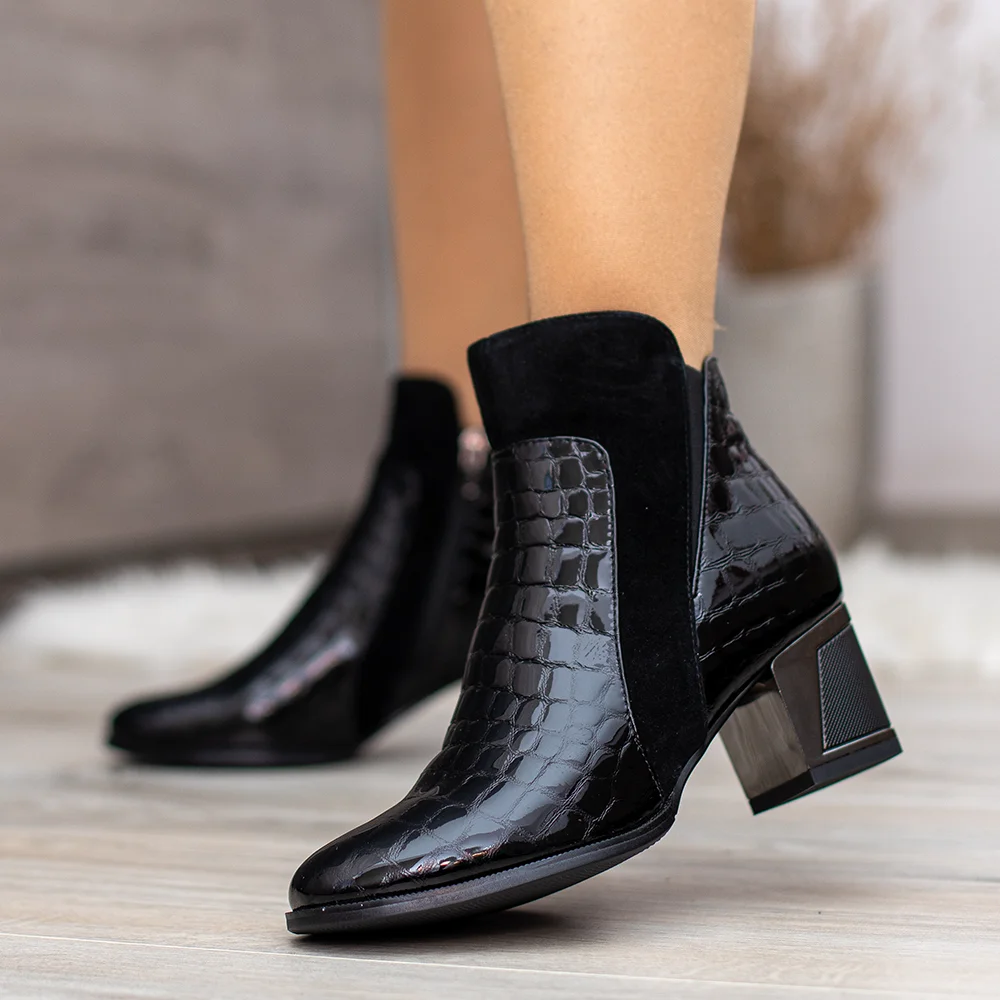 Epica elegáns bőr bokacsizma - Epica JG8313-4-735 01-O