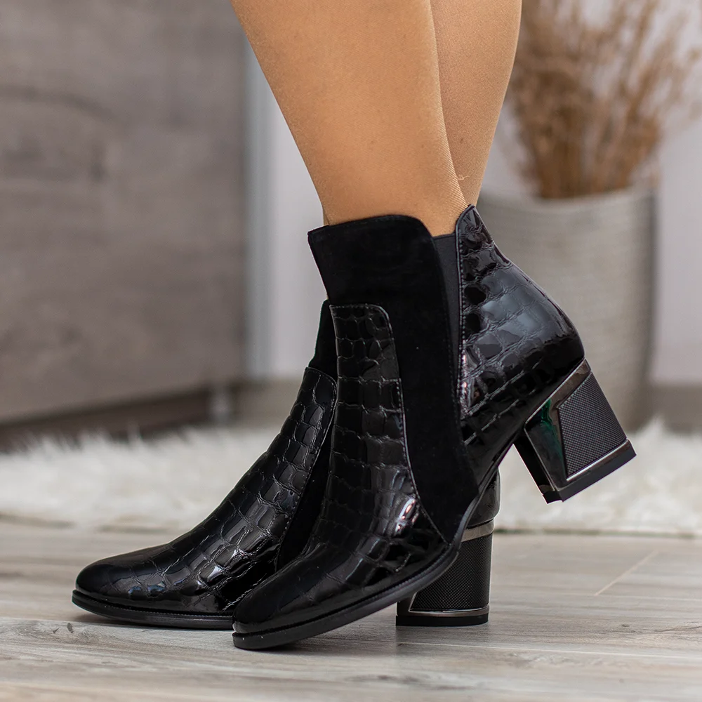 Epica elegáns bőr bokacsizma - Epica JG8313-4-735 01-O