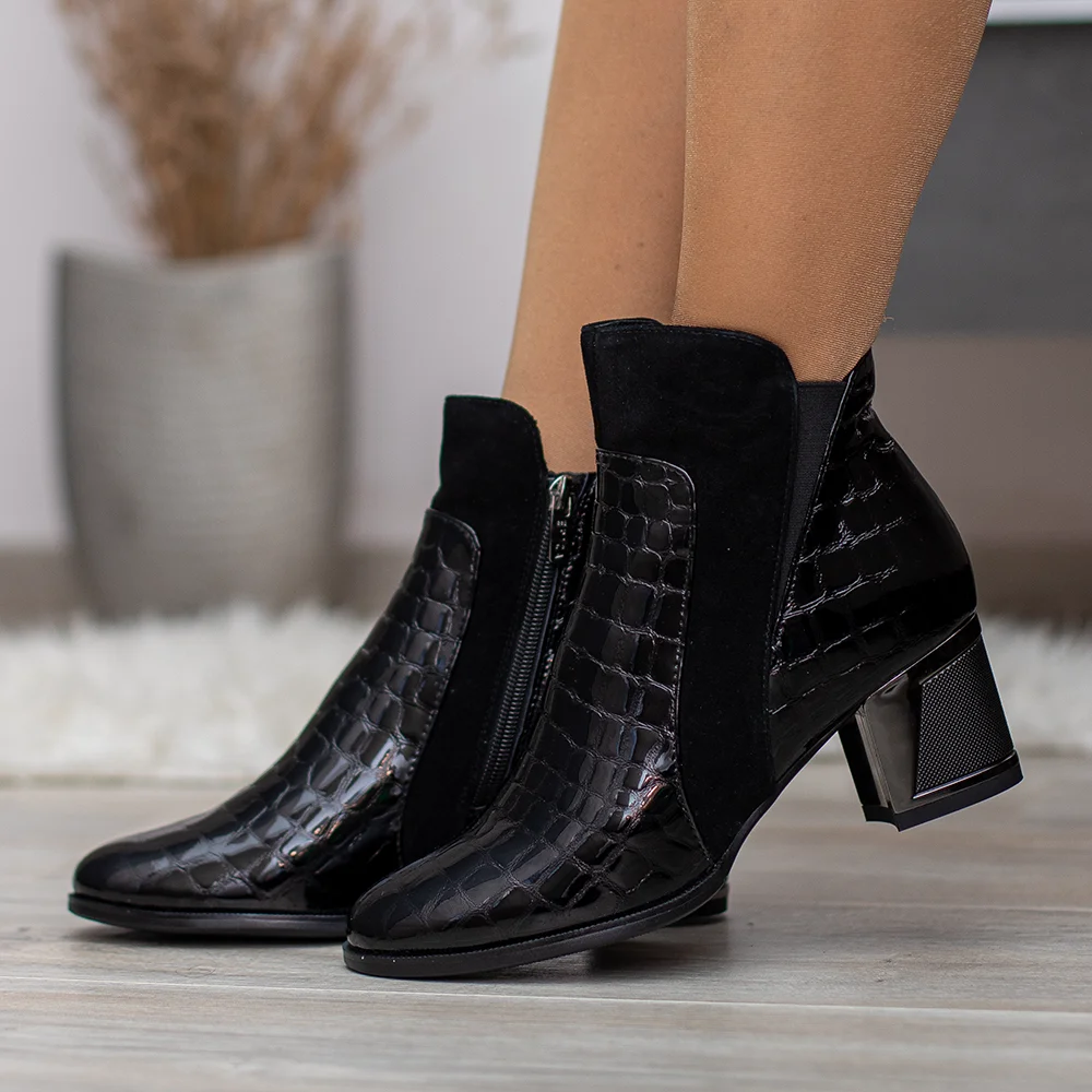 Epica elegáns bőr bokacsizma - Epica JG8313-4-735 01-O