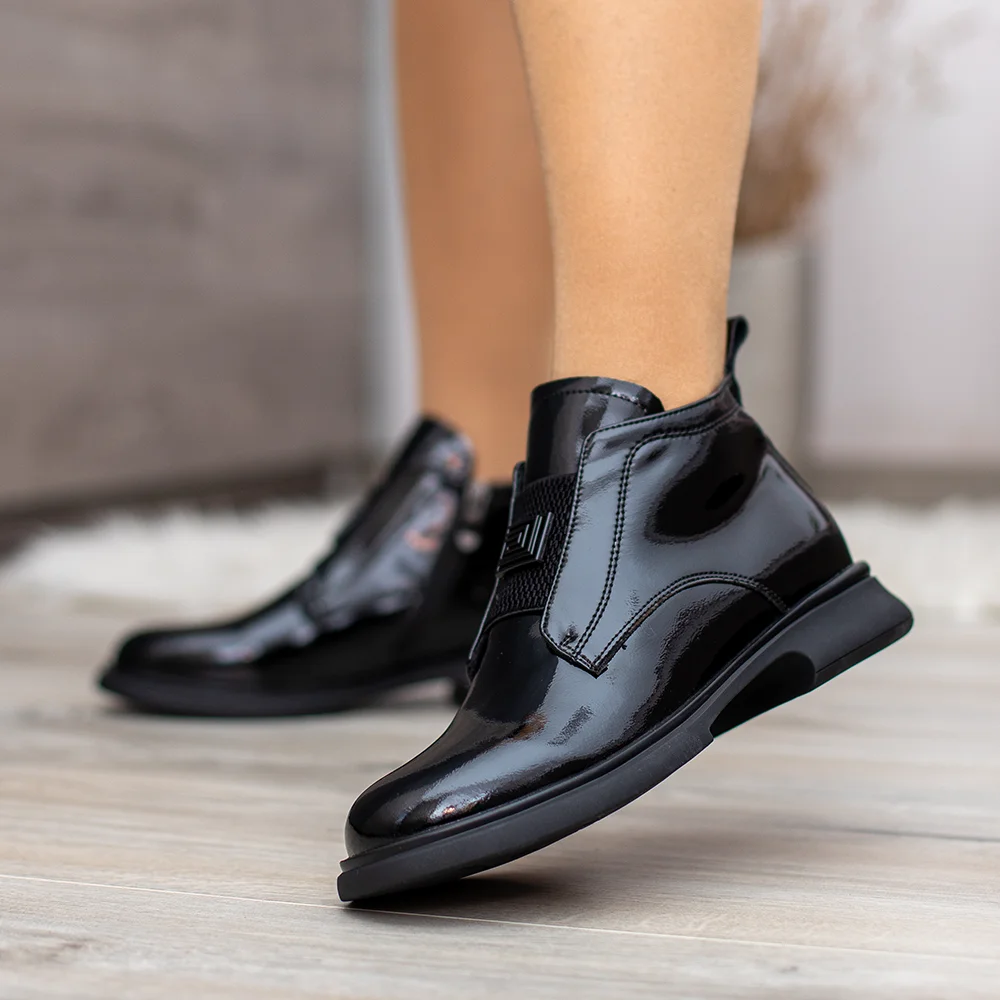 Filippo lakk bőr bokacsizma - Filippo DBT7383/25 BK