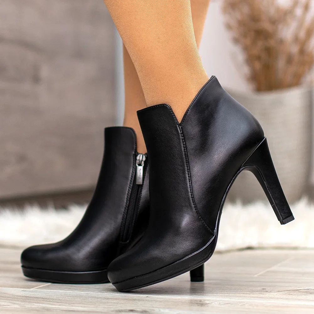 Tamaris magas sarkú platformos bokacsizma - Tamaris 1-25326-41 020