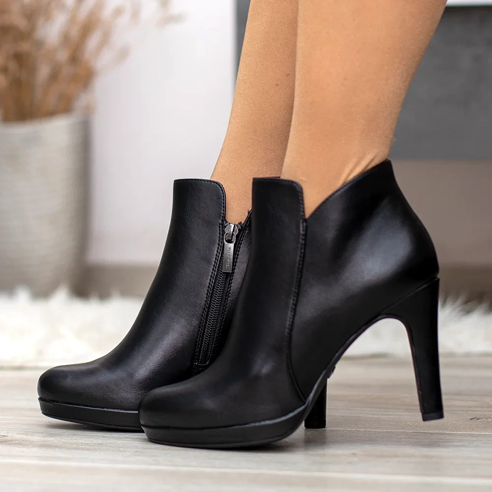 Tamaris magas sarkú platformos bokacsizma - Tamaris 1-25326-41 020