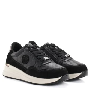 Filippo bőr női sportcipő fekete - Filippo DP7106/25 BK