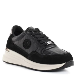 Filippo bőr női sportcipő fekete - Filippo DP7106/25 BK