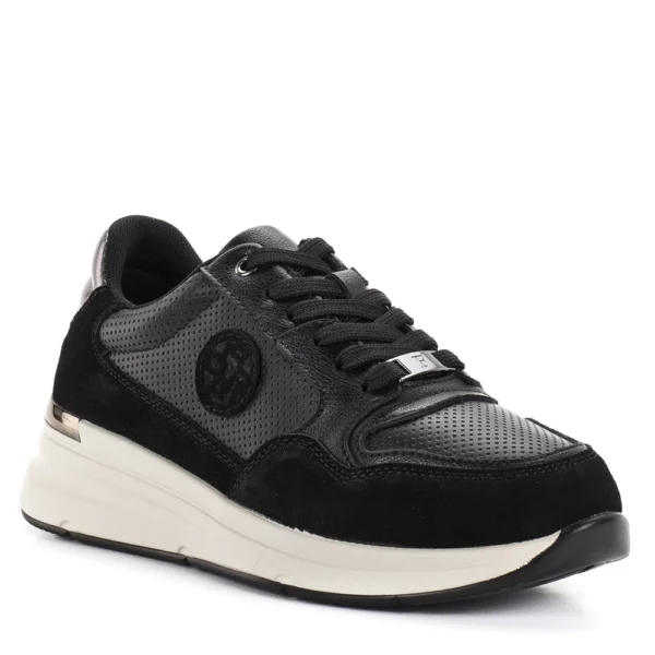Filippo bőr női sportcipő fekete - Filippo DP7106/25 BK