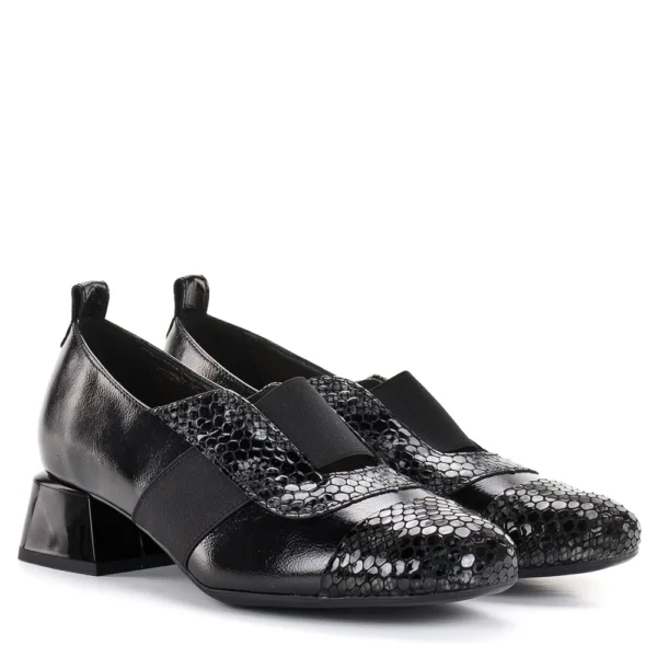 Pulso női félcipő gumis pánttal - Pulso AF-1598 BLACK