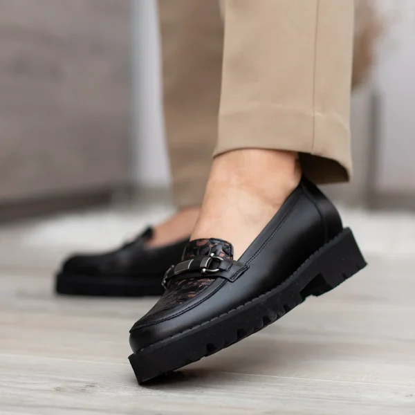 Pulso belebújós női cipő - Pulso AF-1599 BLACK-ODESSA 16210