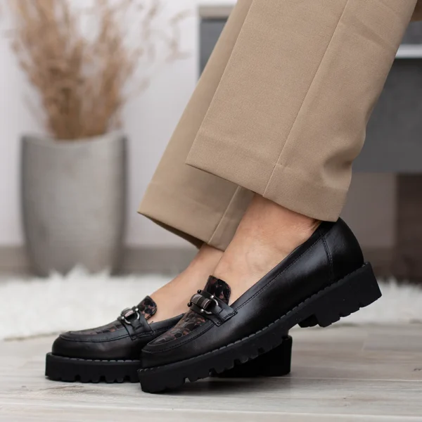 Pulso belebújós női cipő - Pulso AF-1599 BLACK-ODESSA 16210