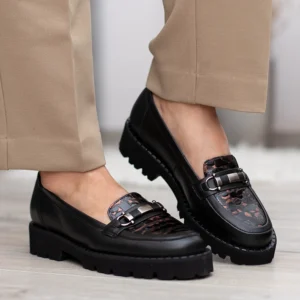 Pulso belebújós női cipő - Pulso AF-1599 BLACK-ODESSA 16210