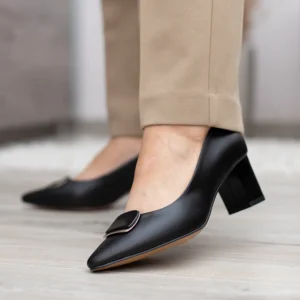 Pulso elegáns női magassarkú cipő - Pulso AF-1545 BLACK