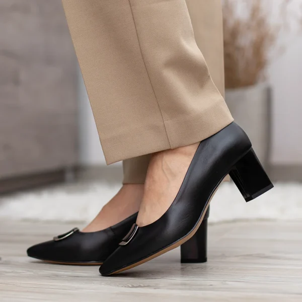 Pulso elegáns női magassarkú cipő - Pulso AF-1545 BLACK