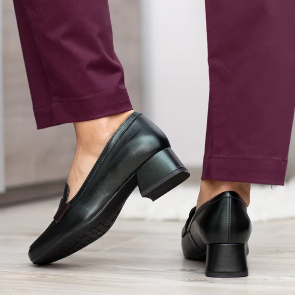 Pulso zöld-kék-bordó elegáns női félcipő - Image 4