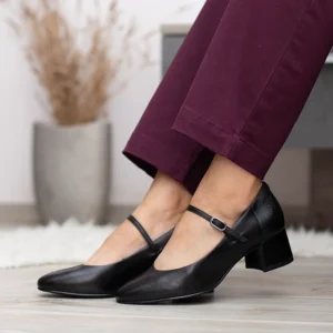 Tamaris pántos kis sarkú női bőr cipő - Tamaris 1-22311-43 003