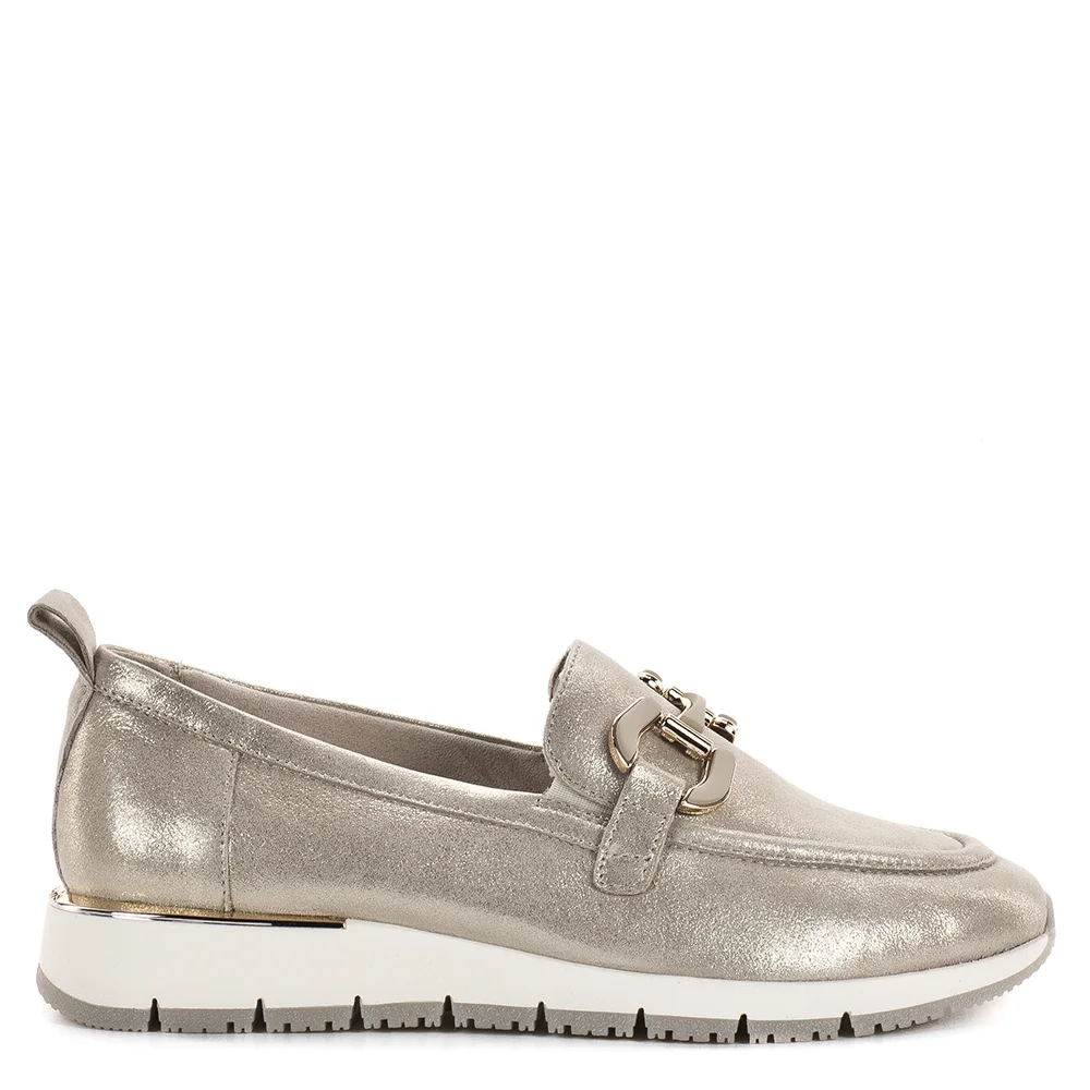 Tamaris bőr mokaszín pezsgő színben - Tamaris 1-24705-46 179