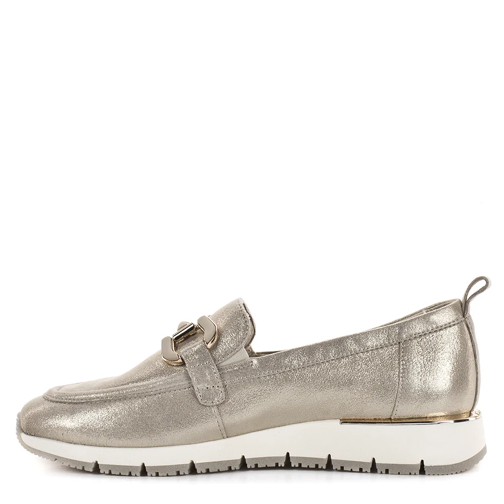 Tamaris bőr mokaszín pezsgő színben - Tamaris 1-24705-46 179