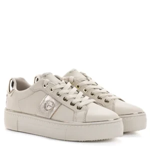 Tamaris sportos női bőr cipő bézs színben - Tamaris 1-23724-42 418