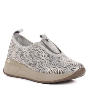 Filippo bézs-arany női bőr cipő - Filippo DP7715/26 GO