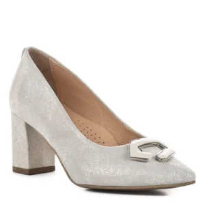 Pulso elegáns női bőr magassarkú cipő - Pulso AF-1478V BEZ 24-058