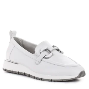 Tamaris bőr mokaszin fehér színben - Tamaris 1-24705-46 117