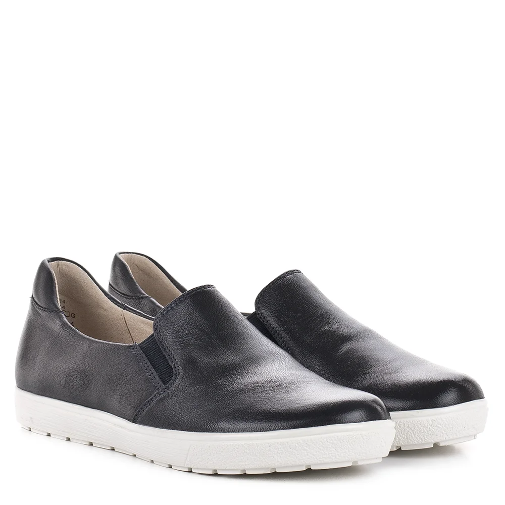 Caprice sötétkék női bőr bebújós cipő - Caprice 9-24662-42 814