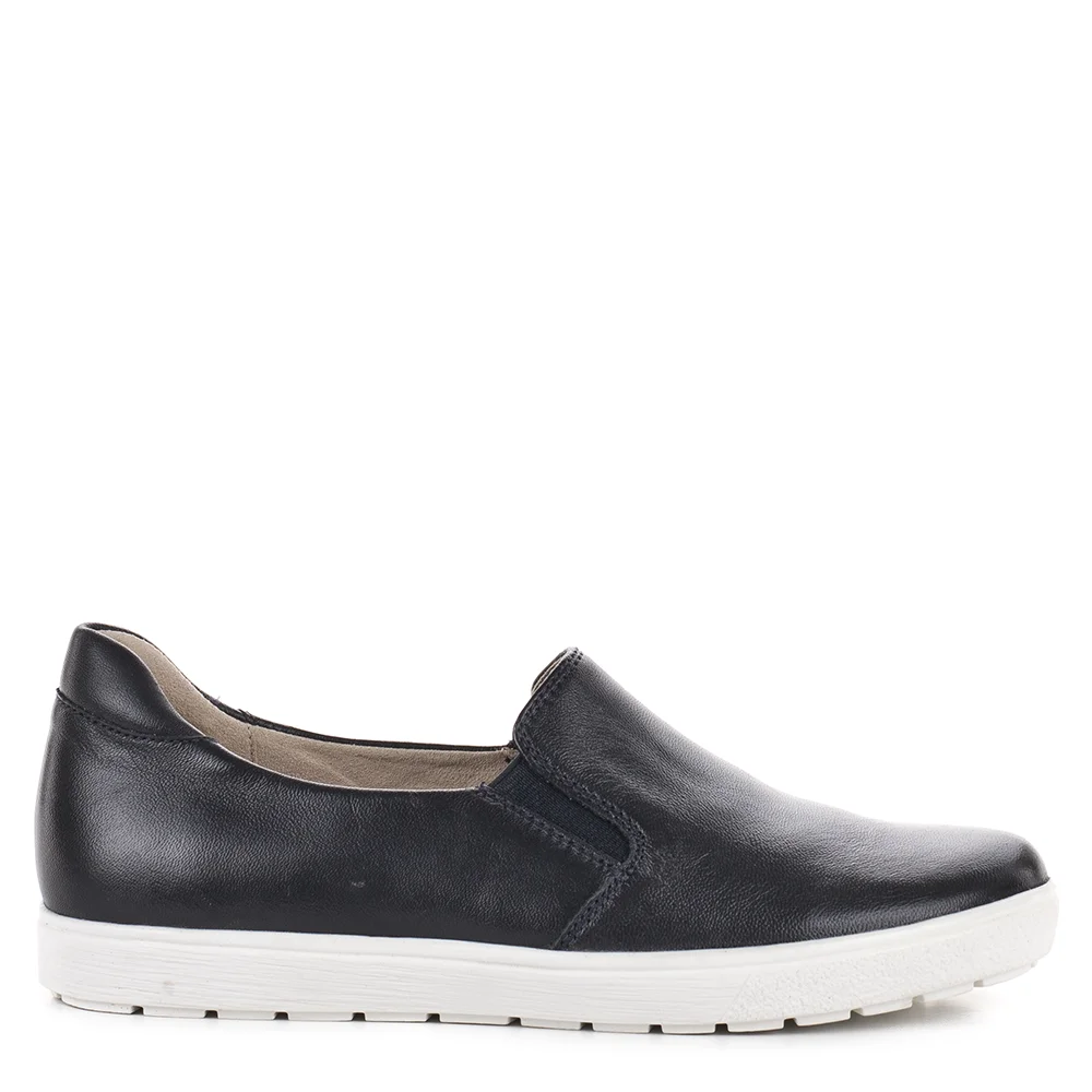 Caprice sötétkék női bőr bebújós cipő - Caprice 9-24662-42 814