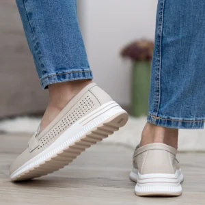 Filippo bézs bebújós női bőr cipő - Filippo DP4400/26 BE