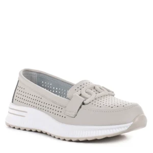 Filippo bézs bebújós női bőr cipő - Filippo DP4400/26 BE