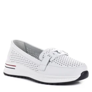 Filippo fehér bebújós női bőr cipő - Filippo DP4400/26 WH