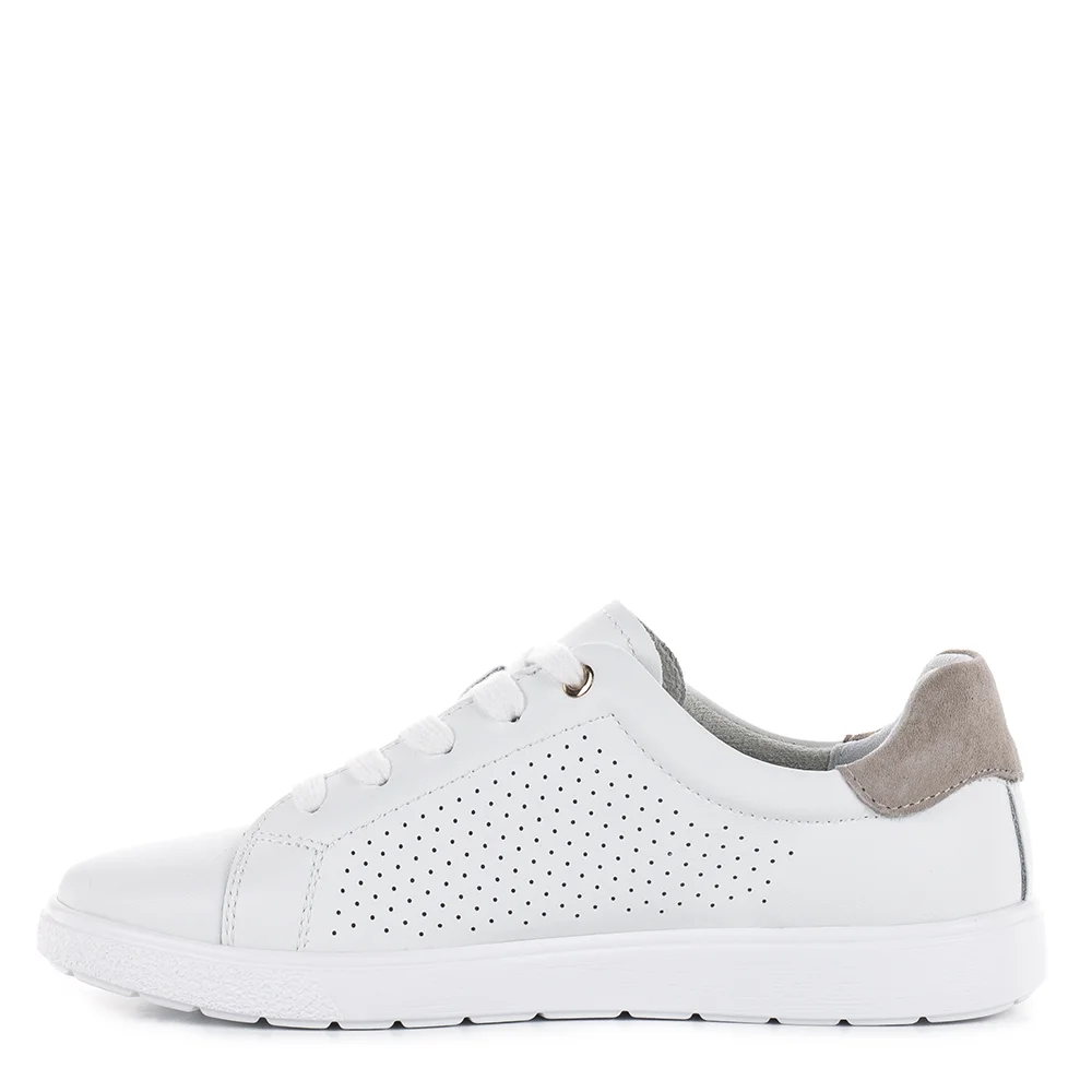 Filippo sportos fűzős lapos bőr cipő - Filippo DP6738/26 WH BE