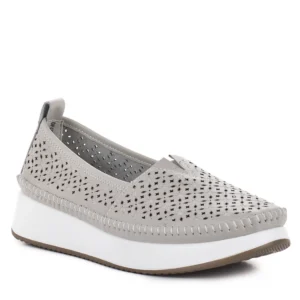 Filippo bézs lyukacsos női bőr cipő - Filippo DP4555/26 BE