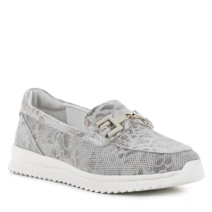 Filippo virágos bebújós női bőr cipő - Filippo DP7656/26 SI FL