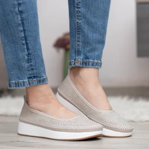 Filippo bézs női bőr cipő - Filippo DP7530/26 BE