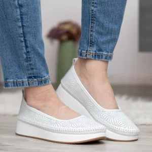 Filippo fehér női bőr cipő - Filippo DP7530/26 WH