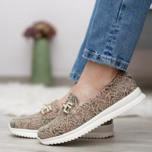 Filippo multicolor bebújós női bőr cipő - Filippo DP7656/26 BE MLT