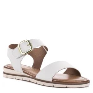 Tamaris fehér női bőr szandál - Tamaris 1-28133-44 117