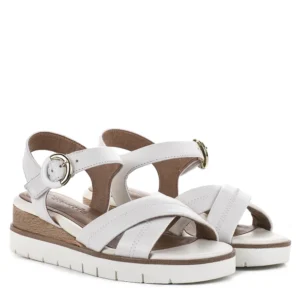 Tamaris telitalpú kis sarkú női bőr szandál - Tamaris 1-28202-42 117