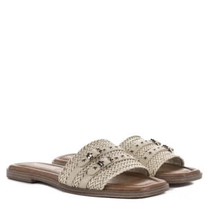 Lapos Tamaris papucs bézs színben - Tamaris 1-27134-46 418