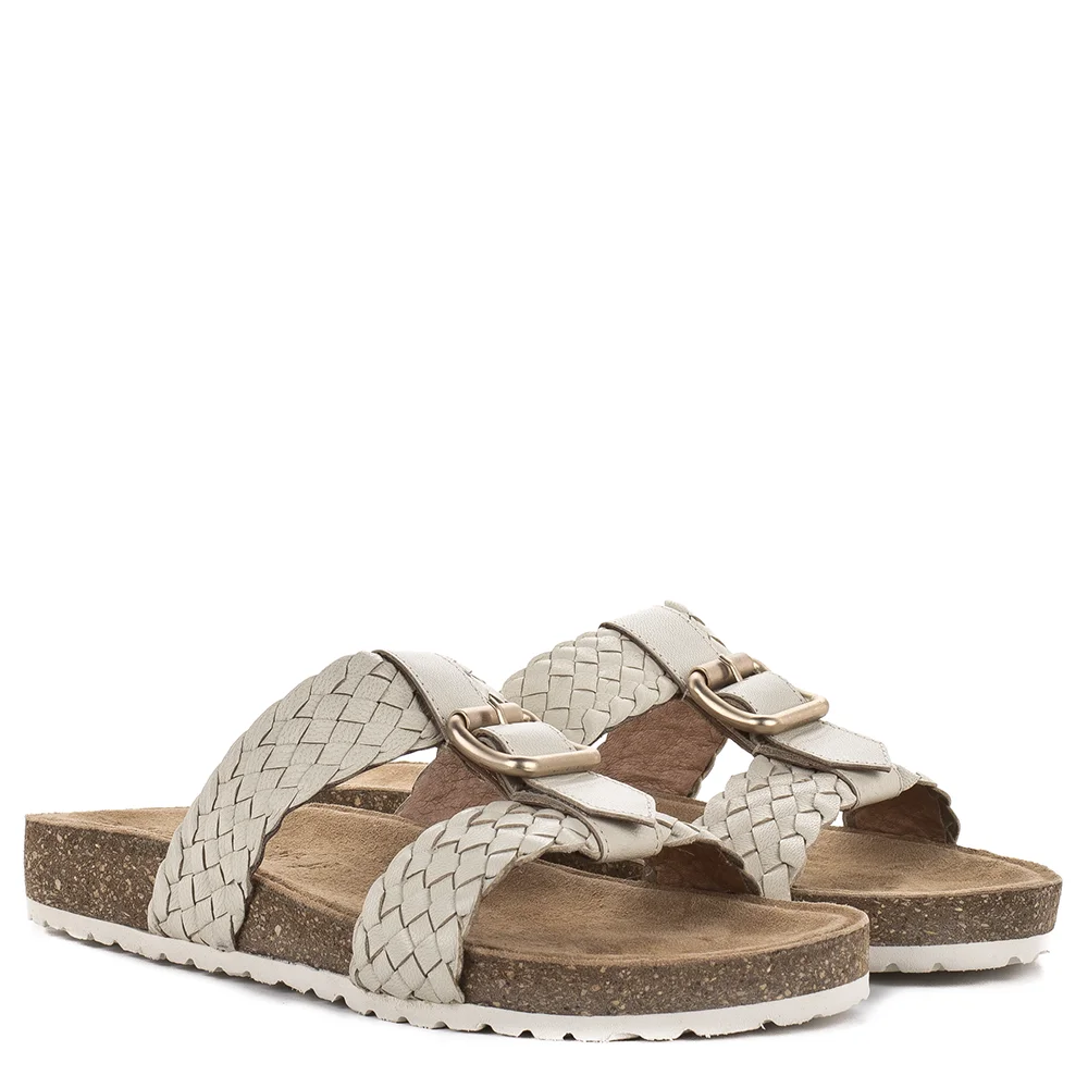 Tamaris világos női bőr papucs - Tamaris 1-27130-46 418