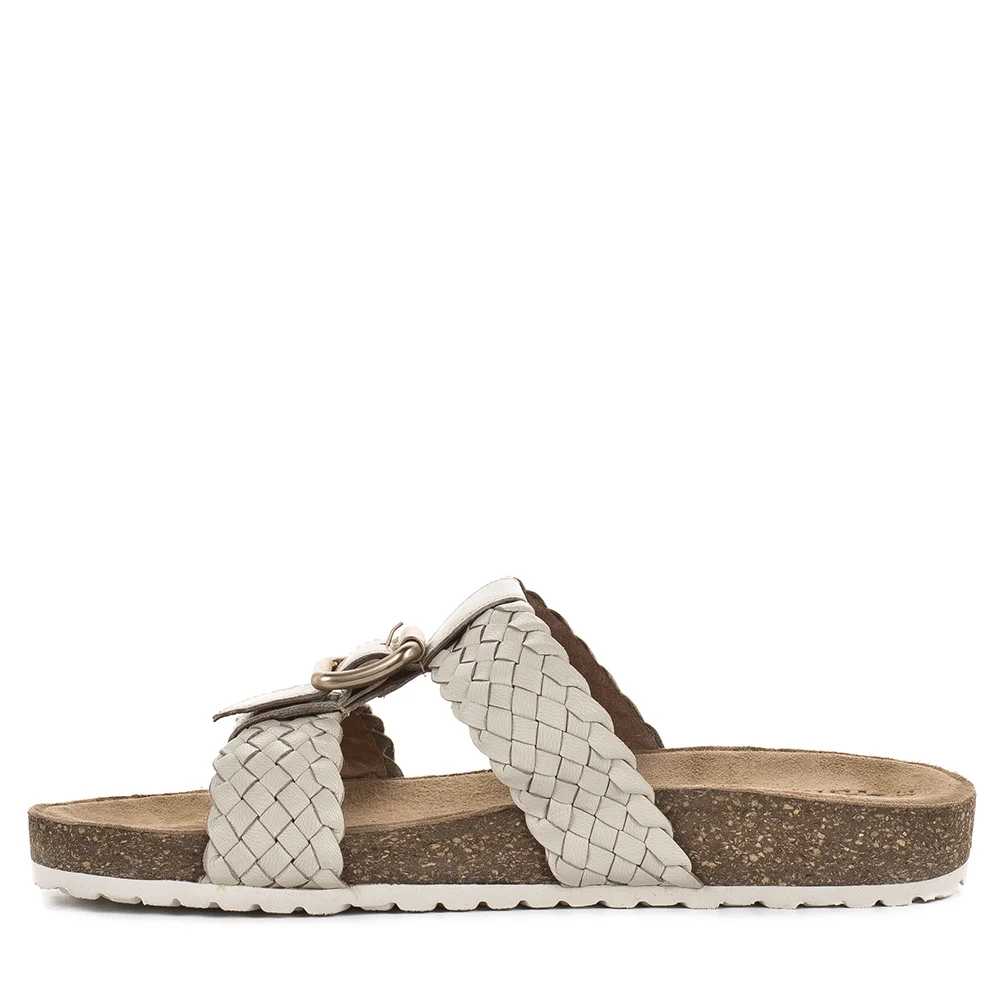 Tamaris világos női bőr papucs - Tamaris 1-27130-46 418