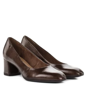 Tamaris barna lakk magassarkú cipő - Tamaris 1-22407-47 359